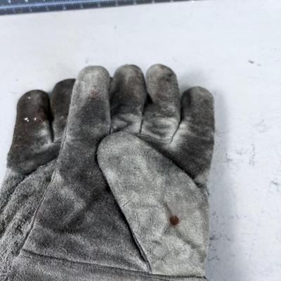 Welding Gloves and Hammer