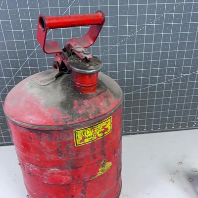 Vintage Metal Gas Can 