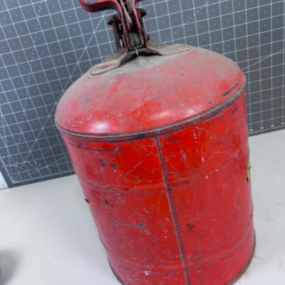 Vintage Metal Gas Can 