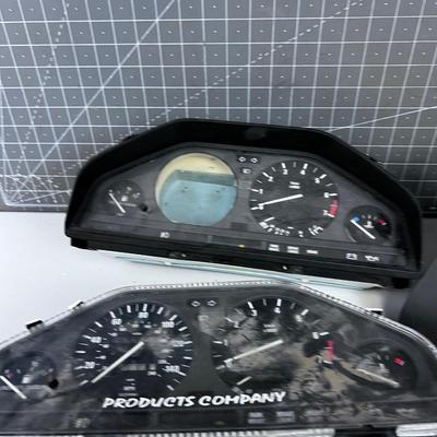 BMW or Mercedes Parts 2 Instrument Clusters and an Air Bag