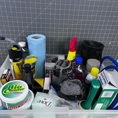 Big Pile of Cleaning and Garage Stuff 