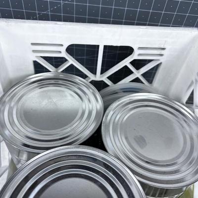 3 Cans of Non-Fat Dry Milk with Crate included