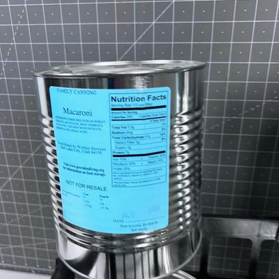4 Cans: Milk, Potato and 2 macaroni