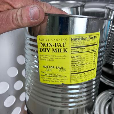 Large Lot of #10; 3 Milk, 2 Rice, 2 Macaroni and 1 fruit Drink 