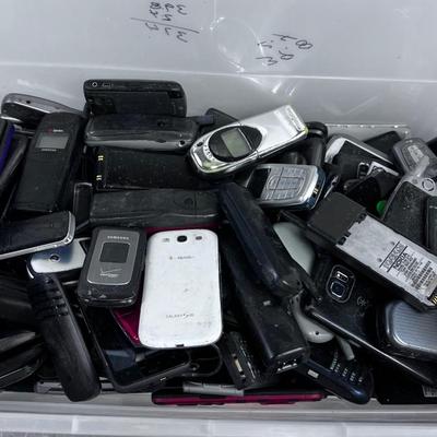 37 POUNDS ### of Cell Phones