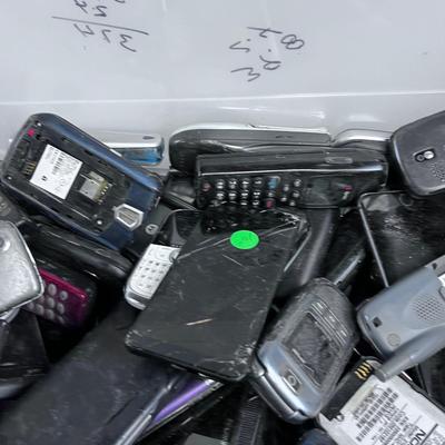 37 POUNDS ### of Cell Phones
