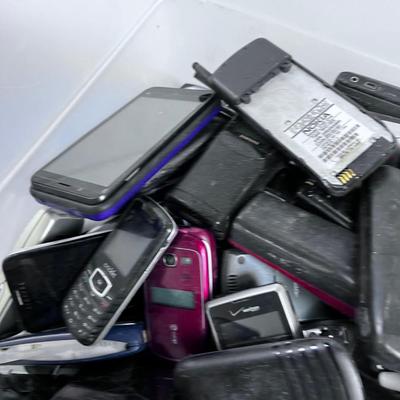 37 POUNDS ### of Cell Phones