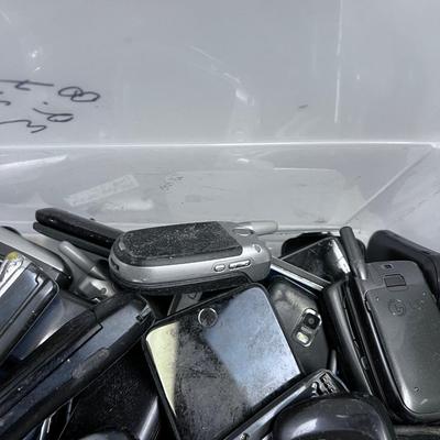 37 POUNDS ### of Cell Phones