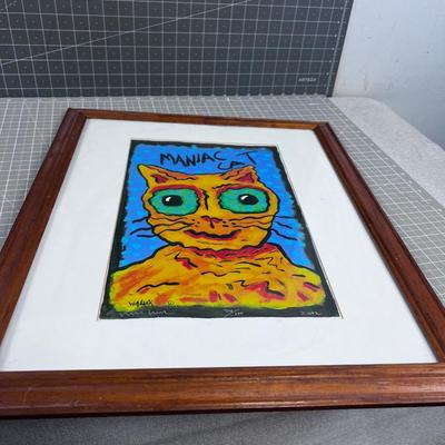 Maniac Cat Limited Edition Print