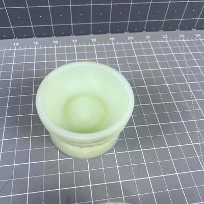 FENTON Satin Glass Votive Holder
