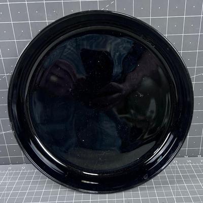 Black Corning Ware Pie Plate or Quiche Plate