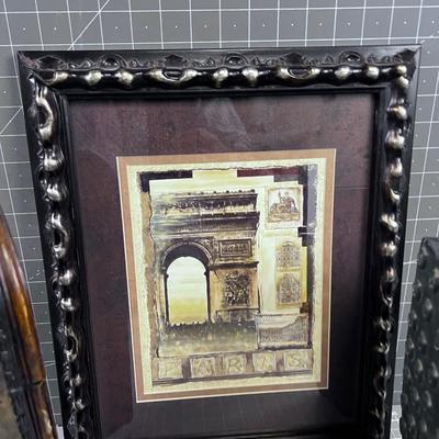 Wine Box, Vase and A Print Framed
