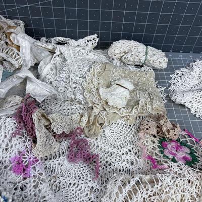 Large Lot of DOYLIES &  LACE 
