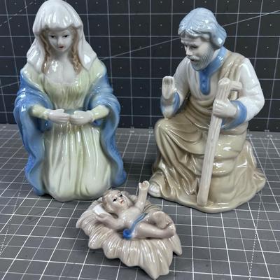 Jesus Christ, Joesph and Mary 