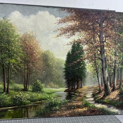 Oil on Canvas Landscape 