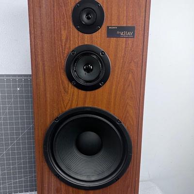 Set of Speakers by SONY Model SSU431 Tower Cabinet Speaker  