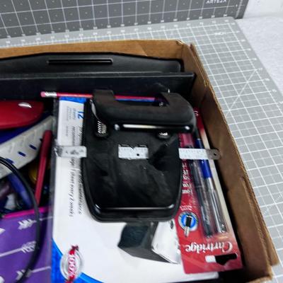 Office Do Das: Stapple, Hole Punch, Pens Etc.