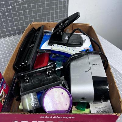 Office Do Das: Stapple, Hole Punch, Pens Etc.