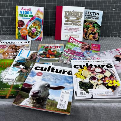 Magazines and Cook Books 