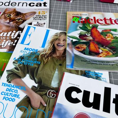 Magazines and Cook Books 