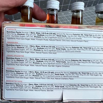Sample Pack of Coffee Flavorings 
