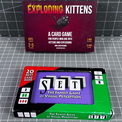 GAMES: Exploding Kittens and Set 