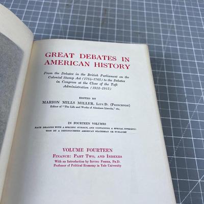 The Great Debates in American History 