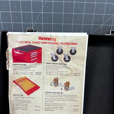 KENNEDY K-20 GREAT Brown, Clean Tool Box METAL