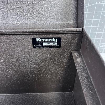 KENNEDY K-20 GREAT Brown, Clean Tool Box METAL
