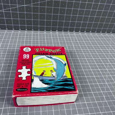 Vintage FLIPPER Puzzle 99 pieces 