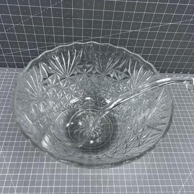 Punch Bowl with Ladle