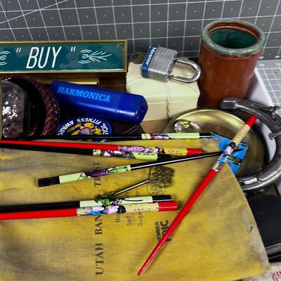 Tray Full of Oddities and Curiosities