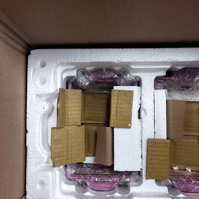 3 TEMPTATIONS Baking Dishes with Lids and Cradles, NEW in the Box.  