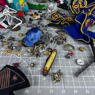Giant Lot of Bou Scout and other Fraternal Organizations PINS ETC. 