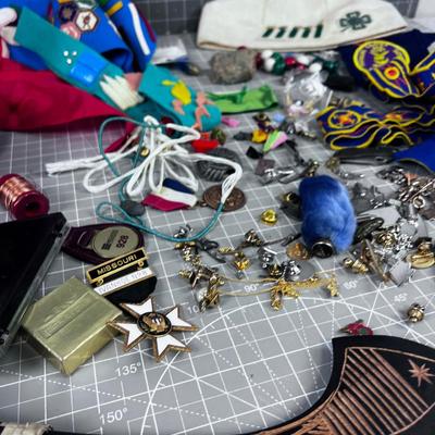 Giant Lot of Bou Scout and other Fraternal Organizations PINS ETC. 