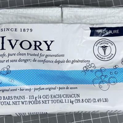 10 Pack of Ivory Soap, NEW 