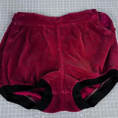 1930 Corduroy Gym Shorts ANTIQUE