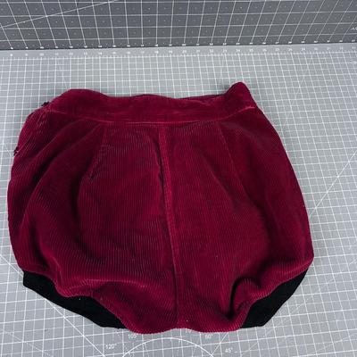 1930 Corduroy Gym Shorts ANTIQUE