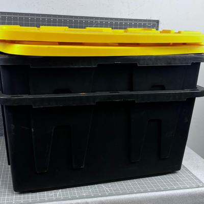 2 Storage Totes HEAVY DUTY
