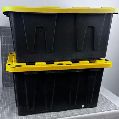 2 MORE Large Totes Heavy Duty 