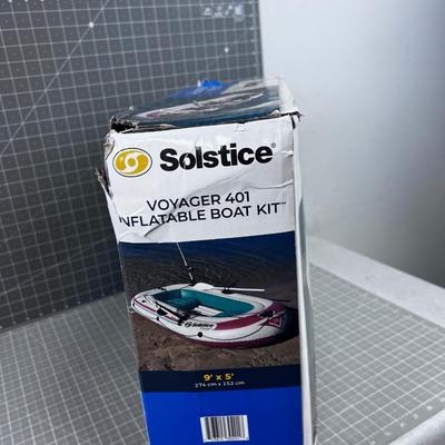 SOLSTICE Inflatable Boat, NEW, Includes Paddles