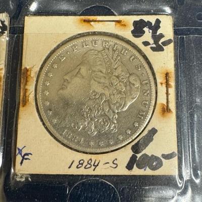 1884 S MORGAN XF