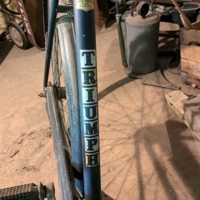 Incredible Rare Vintage Triumph Bicycle