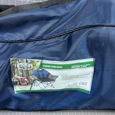 Dad would love this: Sportsman's Padded Club Chair, New   