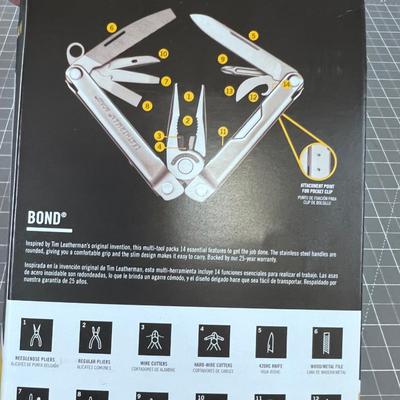Leatherman BOND Tool Stainless Steel New in the Box