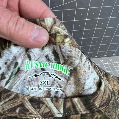 Rustic Ridge Mossy Oak 3 X L NEW Short Sleeve Shirt