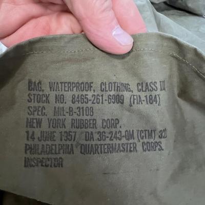 US Military Waterproof Clothing Bag
