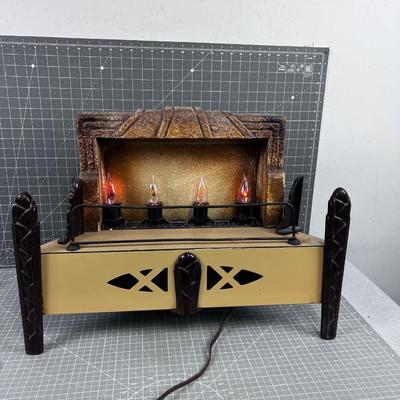 WOW!!!!! Old Gas Burner that’s been Up-cycled into a Lamp Flicker Lights (Fireplace) 