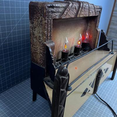 WOW!!!!! Old Gas Burner that’s been Up-cycled into a Lamp Flicker Lights (Fireplace) 