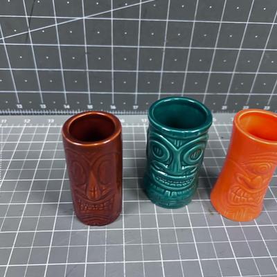 TIKI Shot Glasses FABULOUS! 